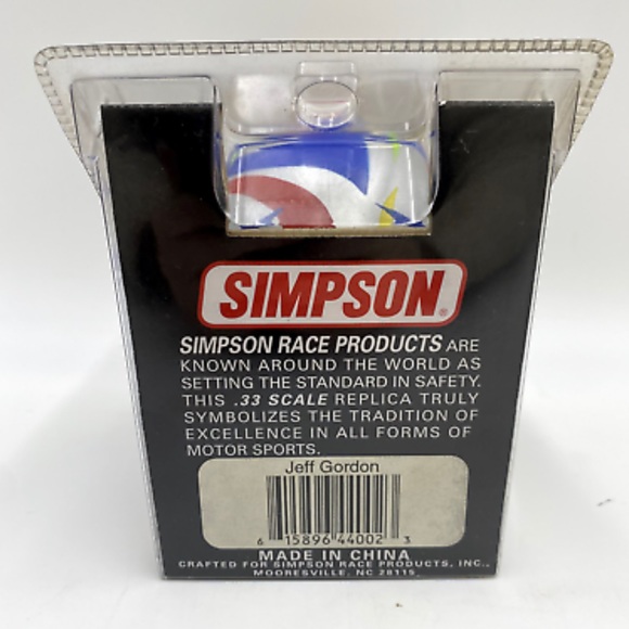 Vintage NASCAR by Simpson Jeff Gordon Diecast Helmet DuPont New RARE - Picture 4 of 4